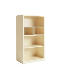 Hill Crest Freestanding Bookcase - Cream (synthetic illustration; no displayed measurements)