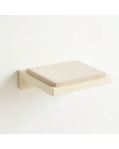 Glen Dale Wall-Mounted Cat Perch - Cream (synthetic illustration; no displayed measurements)
