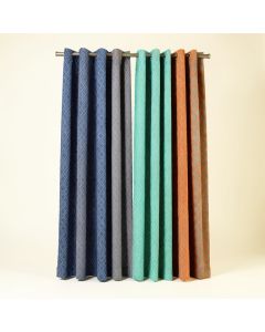 Kylan Geometric Room Darkening Thermal Back Tab Rod Pocket Curtain Panels (synthetic illustration; no displayed measurements)