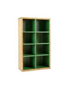 Birch Bridge Freestanding Bookcase - Green