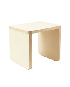 Reed Arc Side Table - Cream (synthetic illustration; no displayed measurements)