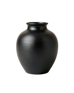 Hill Arc Empty Decorative Vase - Black (synthetic illustration; no displayed measurements)