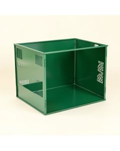 Slate Bluff Empty Furniture-Style Pet Crate - Green (synthetic illustration; no displayed measurements)