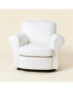 Bungalo 21.5 '' Wide Cotton Armchair (synthetic illustration; no displayed measurements)