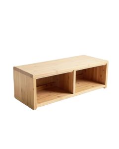 Flint Crest Shoe Storage Bench - Beige (synthetic illustration; no displayed measurements)