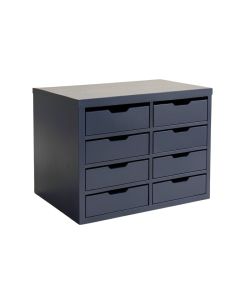 Flint Bend Small-Parts Storage Drawer Cabinet - Navy (synthetic illustration; no displayed measurements)