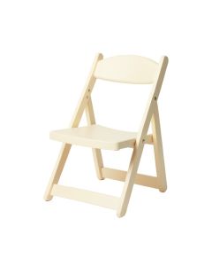 Field Bridge Folding Outdoor Chair - Cream (synthetic illustration; no displayed measurements)