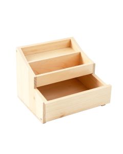 Flint Bluff Empty Coffee-Station Organizer - Ivory