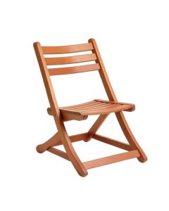 Pine Brook Folding Outdoor Chair - Terracotta (synthetic illustration; no displayed measurements)