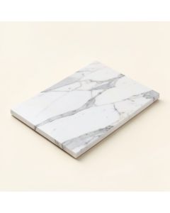 Calacatta Royal 24 '' X 24 '' Straight Edge Porcelain Singular Floor Use Tile (synthetic illustration; no displayed measurements)