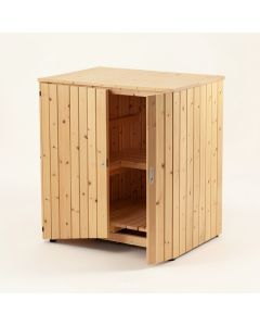 Patterson Nordic 6 Person Traditional Steam Sauna (synthetic illustration; no displayed measurements)