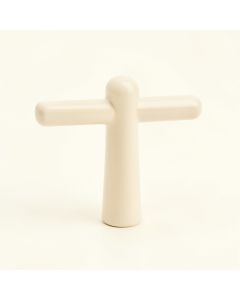 Laurel Bend Cabinet Handle Without Packaging - Cream (synthetic illustration; no displayed measurements)