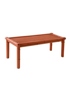 Cove Dell Indoor Bench - Terracotta (synthetic illustration; no displayed measurements)