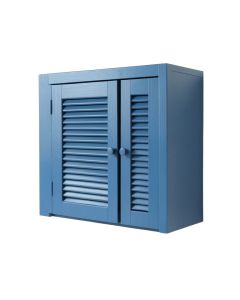 Ridge Branch Wall-Mounted Entry Cabinet - Blue (synthetic illustration; no displayed measurements)