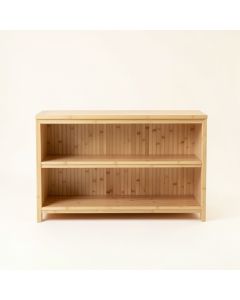 Heath Branch Low Bookcase - Beige (synthetic illustration; no displayed measurements)