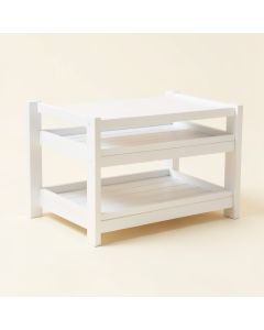 10 Pair Stackable Shoe Rack (synthetic illustration; no displayed measurements)