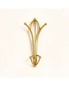 Golden Metal Wall Decor (synthetic illustration; no displayed measurements)