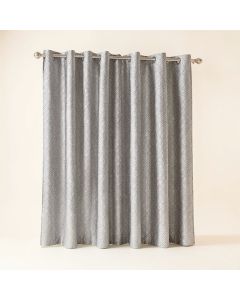 Neida Ironwork Sateen Woven Geometric Room Darkening Thermal Grommet Curtain Panels (synthetic illustration; no displayed measurements)