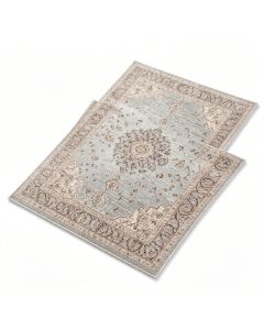 Oriental Saffron/Light Gray Area Rug (synthetic illustration; no displayed measurements)