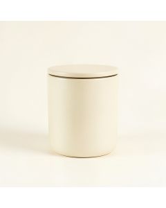 Rowan Arc Storage Canister With Lid - Cream (synthetic illustration; no displayed measurements)