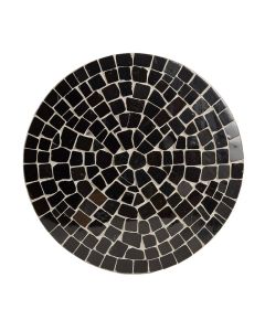 Penny Round Mosaic .75 '' X .75 '' Porcelain Tile In Black
