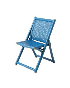 Reed Bluff Folding Outdoor Chair - Blue