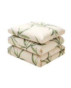 Simplist Bamboo Leaves I Duvet Cover Set
