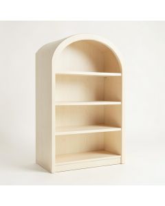 Flint Branch Freestanding Bookcase - Ivory (synthetic illustration; no displayed measurements)