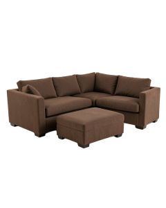 Aveonna 112 '' Wide Sofa & Chaise With Ottoman