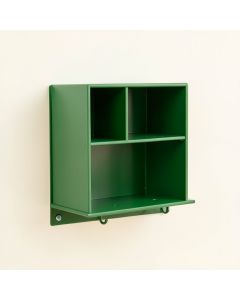 Cedar Crest Wall-Mounted Entryway Organizer Shelf - Green (synthetic illustration; no displayed measurements)