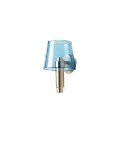 Aspen Branch Wall Sconce Mounted On A Plain Wall - Blue (synthetic illustration; no displayed measurements)
