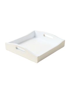 Juniper Bend Serving Tray - White (synthetic illustration; no displayed measurements)