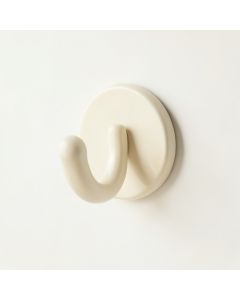 Meadow Crest Wall-Mounted Robe Hook - Cream (synthetic illustration; no displayed measurements)