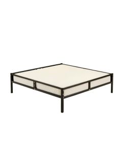 Kaela 46 '' Metal Heavy Duty Bed Frame (synthetic illustration; no displayed measurements)