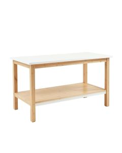 Harbor Crossing Empty Workshop Workbench - White