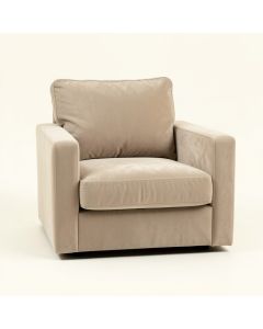 Cove Dale Upholstered Armchair - Beige (synthetic illustration; no displayed measurements)