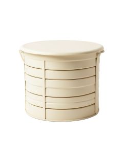 Field Crest Closed Garden Compost Bin - Cream