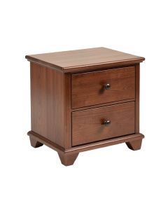 Arruda 2 - Drawer Solid Wood Nightstand In Brown (synthetic illustration; no displayed measurements)