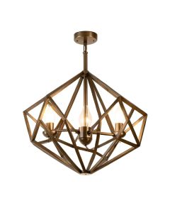 Huldrik 6 - Light Unique / Statement Geometric Chandelier (synthetic illustration; no displayed measurements)