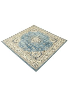 Gutierez Oriental Cream/Blue Area Rug (synthetic illustration; no displayed measurements)