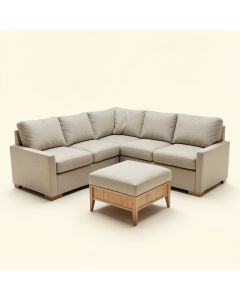 Robesonia 119 '' Wide Reversible Modular Corner Sectional With Ottoman (synthetic illustration; no displayed measurements)