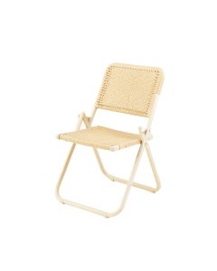 Sage Brook Folding Outdoor Chair - Ivory (synthetic illustration; no displayed measurements)