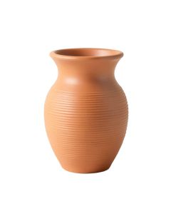 Willow Crest Empty Decorative Vase - Terracotta