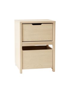 Clay Crest Freestanding Pull-Out Hamper Cabinet - Beige