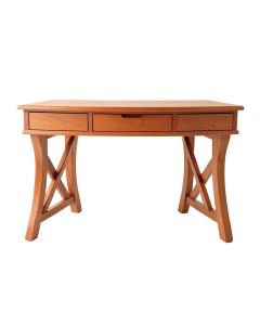 Juniper Bend Writing Desk - Terracotta (synthetic illustration; no displayed measurements)