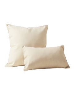 Beachy Foliage Indoor/Outdoor , Removable Cover Pillow , Large & 1 Lumbar Pillow