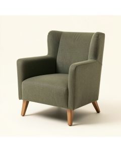 Ilminster 27 '' Wide Polyester Wingback Chair (synthetic illustration; no displayed measurements)