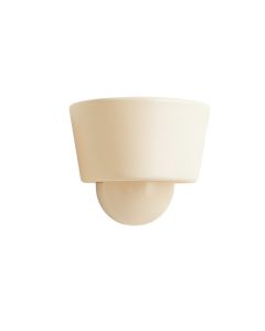 Shore Crossing Wall Sconce Mounted On A Plain Wall - Cream