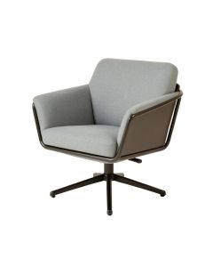 Tuten 40.25 '' Wide Swivel Papasan Chair