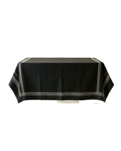 Olive Canyon Flat Bed Sheet - Black